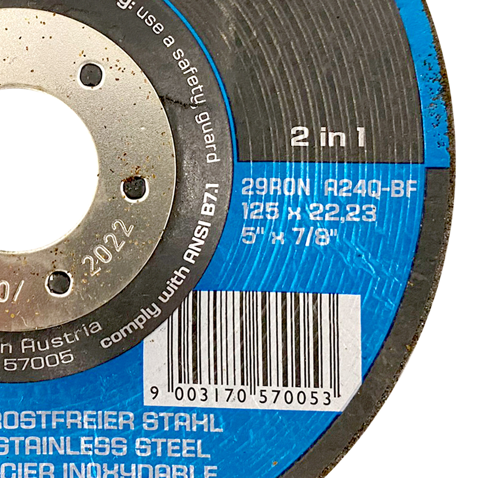 RONDELLER® Premium Ø 125 x 22,23 mm A60Q-BF