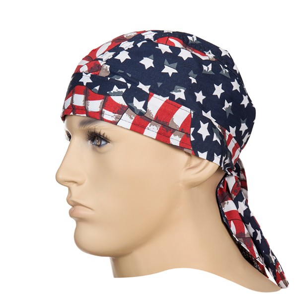 Kopfschutz Doo-Rag USA-flag