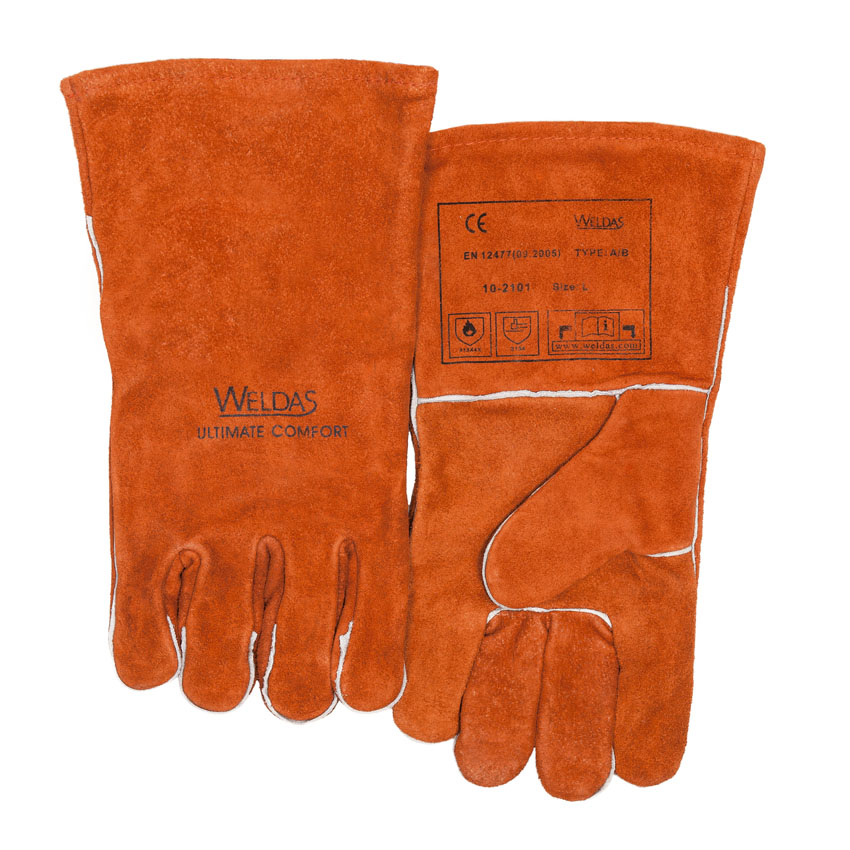 MIG/MAG-Handschuhe rot L