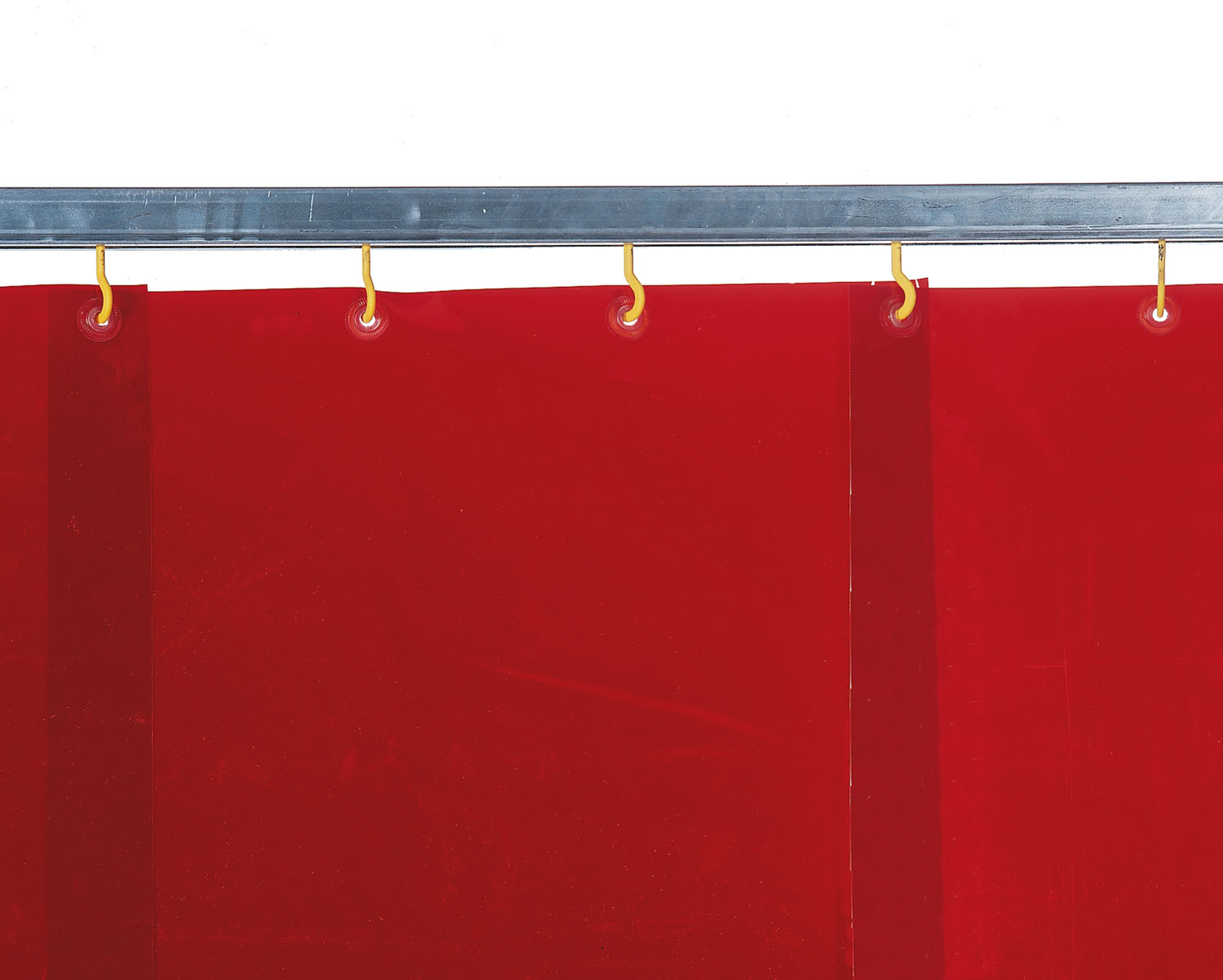 Kemper Schweißlamellenvorhang, rot, D 1 mm H 2.800 x B 570 mm