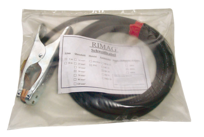 Massekabel 35 mm² 400 A mit Klemme 5,0 m Stecker 13 mm